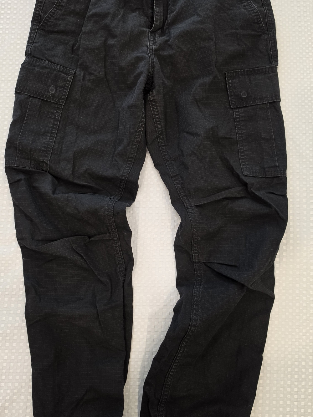 Carhartt WIP Women's "W' Cymbal Pant" Black Cargo Ripstop - Size 27